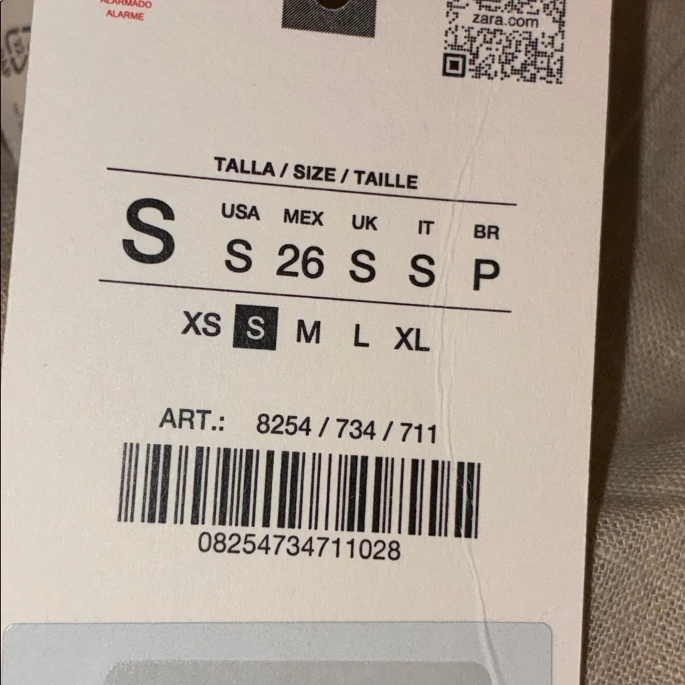 Zara nwt sand